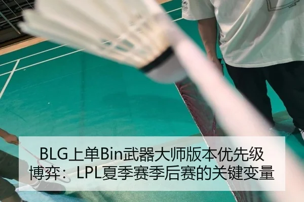 BLG上单Bin武器大师版本优先级博弈：LPL夏季赛季后赛的关键变量