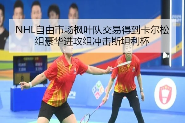 NHL自由市场枫叶队交易得到卡尔松组豪华进攻组冲击斯坦利杯